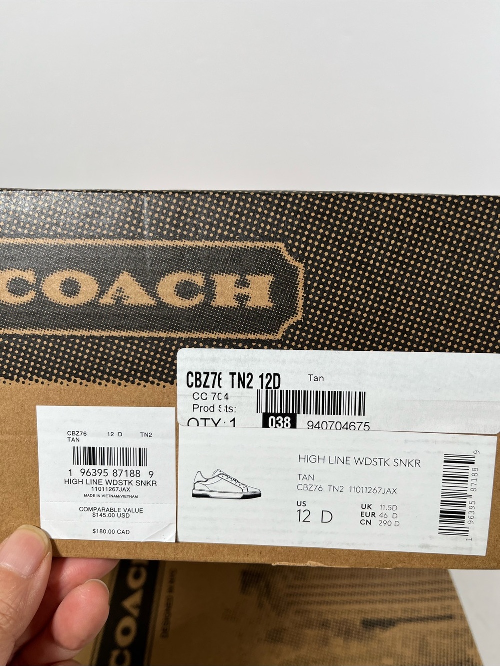 NIB limited edition Coach X Peanuts men’s Sneaker Signature Canvas - Picture 11 of 12